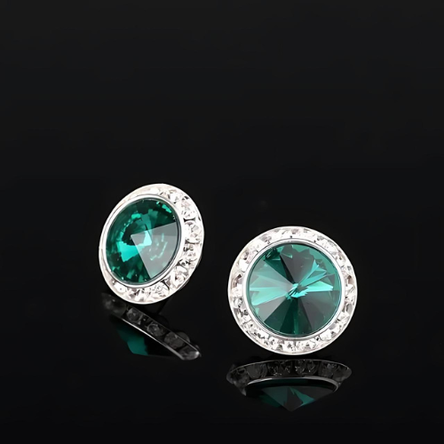 15mm Earring - Wicked Green