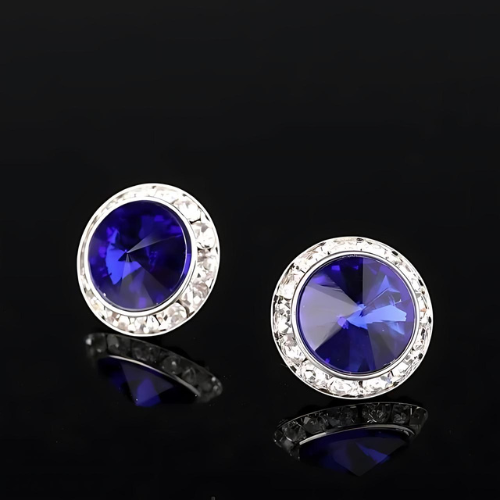 15mm Earring - Royal Blue