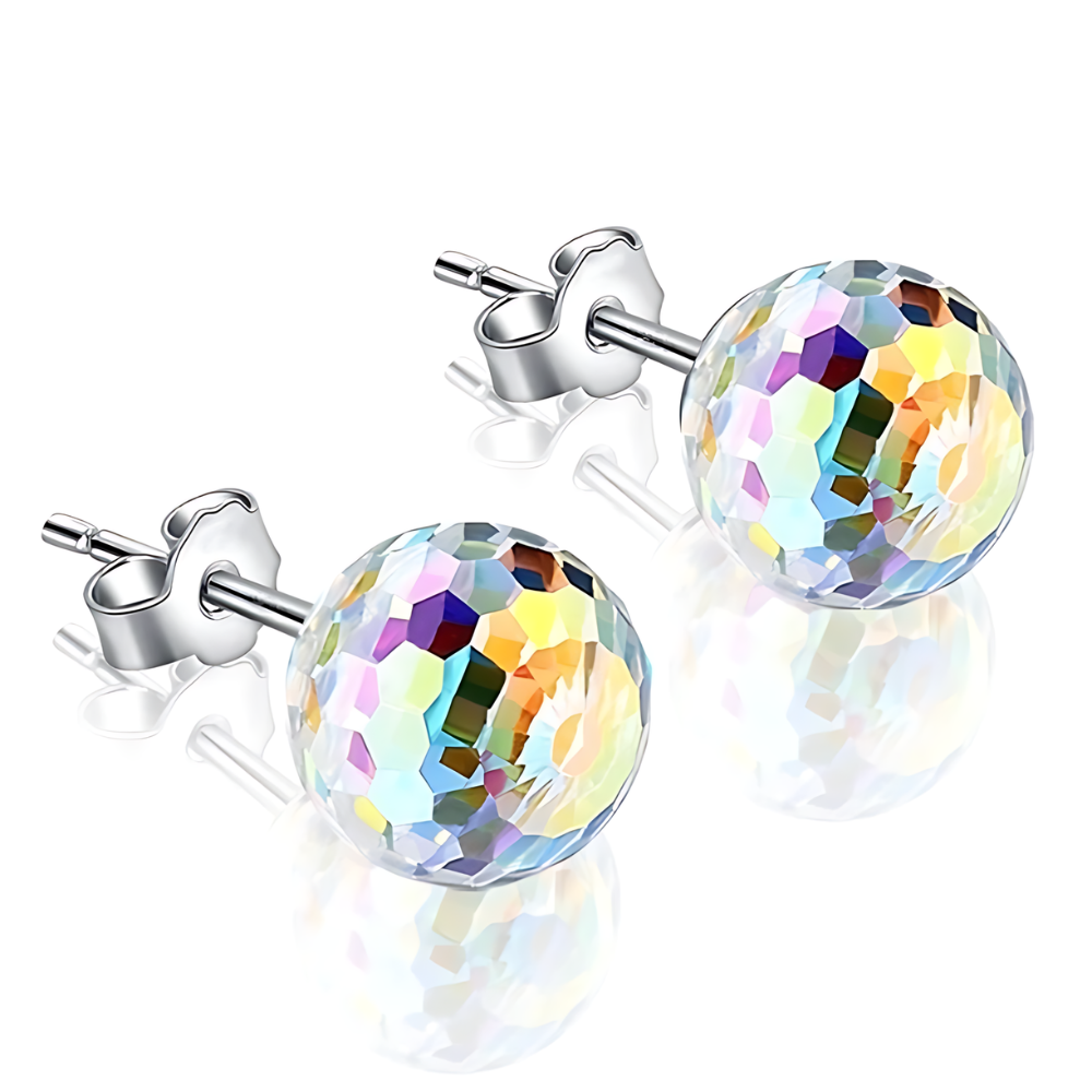 AB Sphere Earrings - 6mm