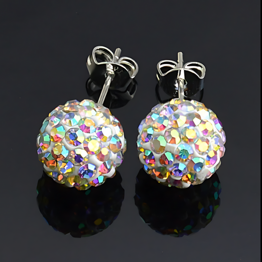 Krystal Sphere Earring - 10mm