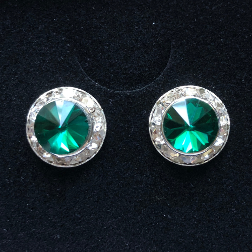 15mm Earring - Wicked Green