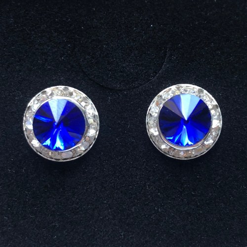 15mm Earring - Royal Blue