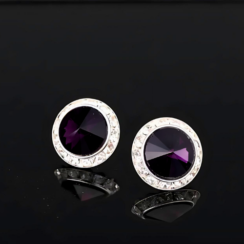 15mm Earring - Imperial Purple