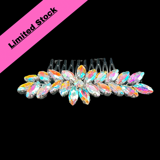 AB Crystal hair comb