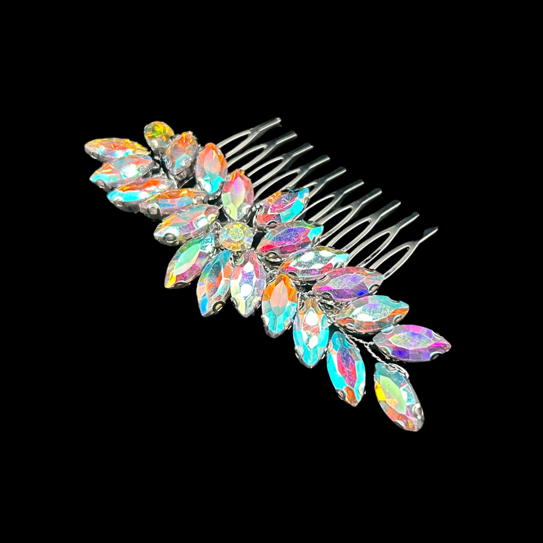 AB Crystal hair comb