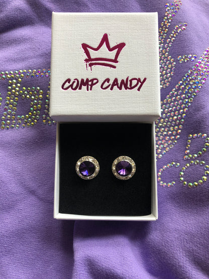 15mm Earring - Imperial Purple