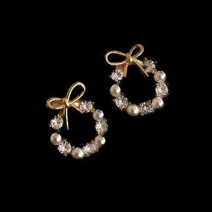 Pretty Bow Earrings - 15mm